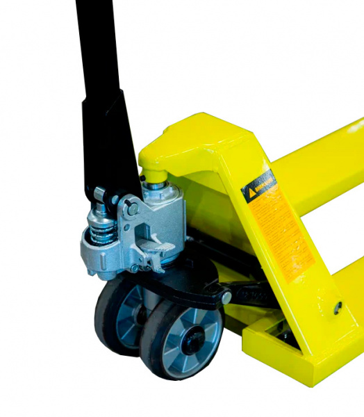 Тележка гидравлическая 2500 кг 1150 мм резиновые колеса и ролики TOR AC (серия J)