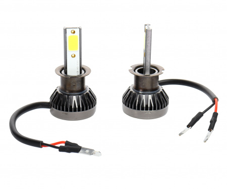 Автолампа MisMINI H3 LED 2 COB 18W с радиатором (2шт) 12-24V /1/ 150