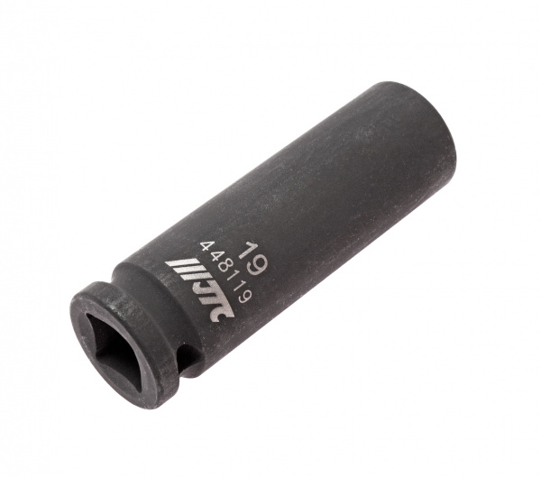 JTC Головка торцевая 1/2" 19мм ударная тонкостенная глубокая L=82мм JTC JTC Головка торцевая 1/2" 19мм ударная тонкостенная глубокая L=82мм JTC