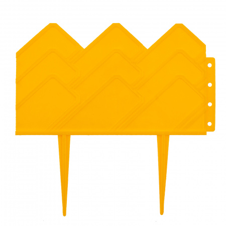 Бордюр "Кантри", 14 х 310 см, желтый, Россия, Palisad