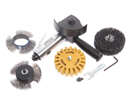 JTC Машинка пневматическая шлифовальная угловая 3600об/мин., 90PSI с комплектом дисков JTC