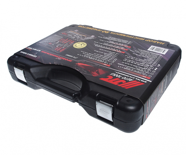 JTC Набор инструментов 90 предметов слесарно-монтажный 1/4",1/2" 6-ти гранных в кейсе JTC JTC Набор инструментов 90 предметов слесарно-монтажный 1/4",1/2" 6-ти гранных в кейсе JTC