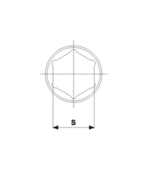 JTC Головка торцевая 1/2" 11мм ударная глубокая L=82мм JTC