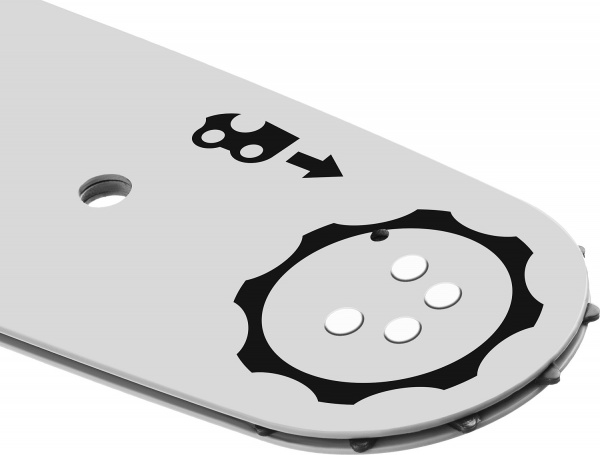 ЗУБР тип 5, шаг 0.325″, паз 1.5 мм, 50 см, шина для бензопил (70205-50)