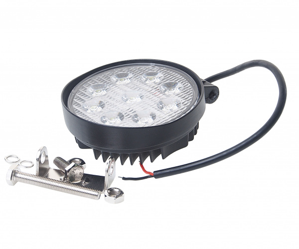 Фара рабочего света круглая W-827F 9LED ближний свет 27W (115х130x45мм) 10-30V ВЫМПЕЛ /1/20 Фара рабочего света круглая W-827F 9LED ближний свет 27W (115х130x45мм) 10-30V ВЫМПЕЛ /1/20