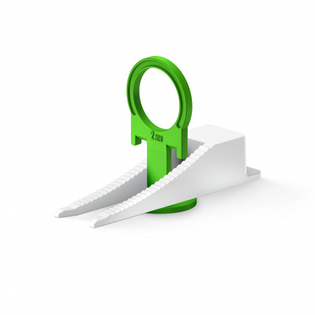 ЗУБР СВП КОЛЬЦО, комплект: 2,0 мм, зажим + клин, 50 + 50 шт, система выравнивания плитки (33832-H50) ЗУБР СВП КОЛЬЦО, комплект: 2,0 мм, зажим + клин, 50 + 50 шт, система выравнивания плитки (33832-H50)