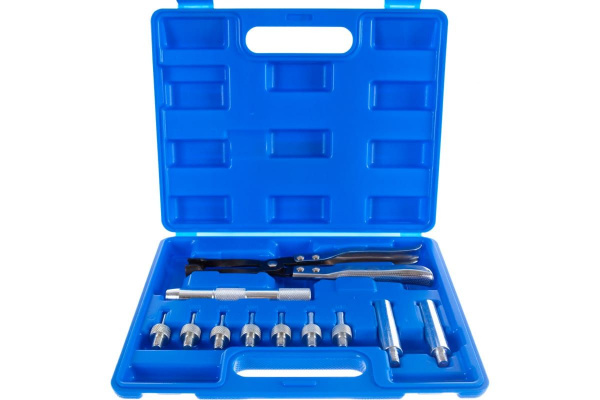 Набор для снятия и установки маслосъемных колпачков RF-911G2 (направляющие: 5, 5.5, 6, 6.5, 7, 8мм, 3/8"), 11пр., в кейсе ROCKFORCE /1/12
