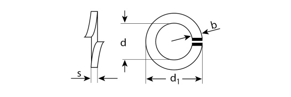 ЗУБР DIN 127, 4 мм, цинк, 5 кг, пружинная шайба (303850-04)