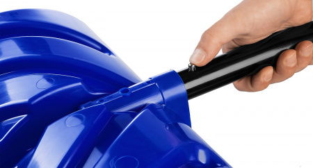 ЗУБР СИБИРЬ, снеговая лопата, алюминиевый черенок, пластиковый ковш 500мм (39925) Профессионал