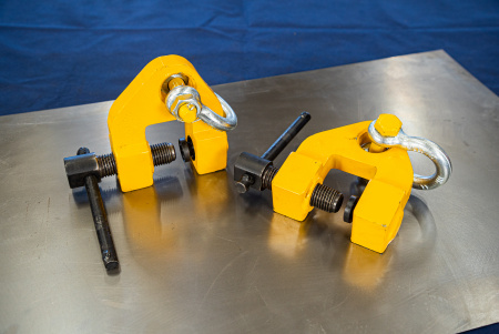 Захват струбцинный вертикальный ZSV (г/п 1,5 т, лист 0-35мм)