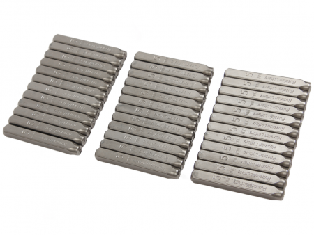 JTC Клейма буквенные кириллица 5мм (HRC 60+-2град. DIN 1451) JTC