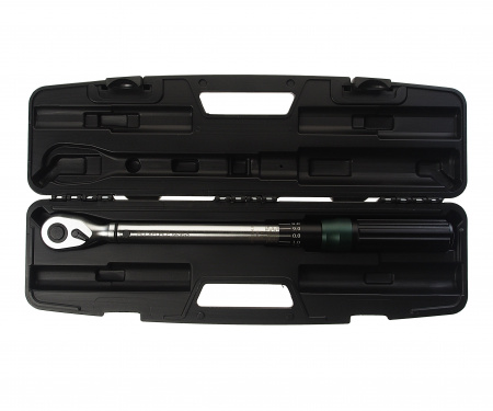 Ключ динамометрический RF-6474525 щелчкового типа с быстр.фикс. "Premium" 20-120Нм,1/2",в пласт. кейсе ROCKFORCE /1/6