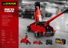 STAYER R-22 RED FORCE, 2 т, 125 - 320 мм, подкатной домкрат для легковых а/м, Professional (43152-2)