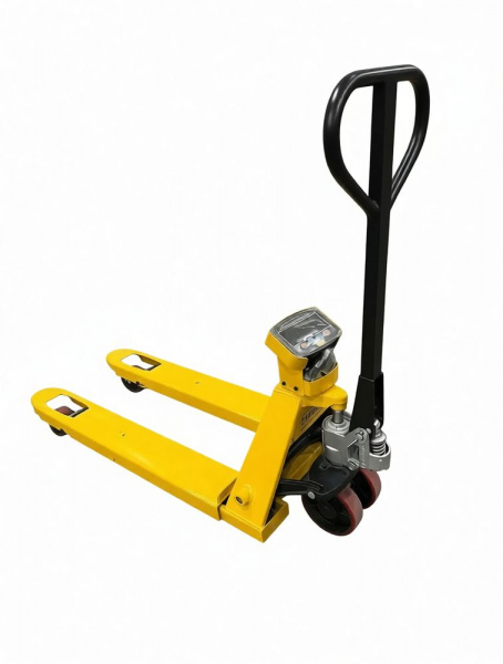 Тележка гидравлическая с весами поворотный дисплей 2000 кг 1150 мм полиуретановые колеса TOR AC-CW