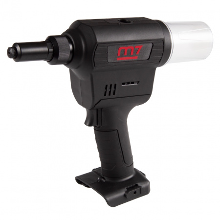 Заклепочник 2,4 - 6,4 мм, аккумуляторный, 18 В, 3 предмета, без аккумулятора и ЗУ MIGHTY SEVEN DR-102