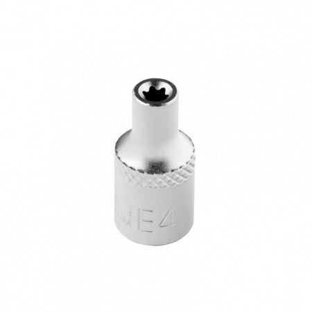 Головка торцевая 1/4, Е4, CrV Stels