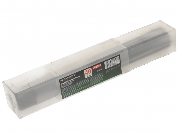 Развертка RF-290140 ручная (прямая) 40мм, в пластиковом футляре ROCKFORCE /1/10