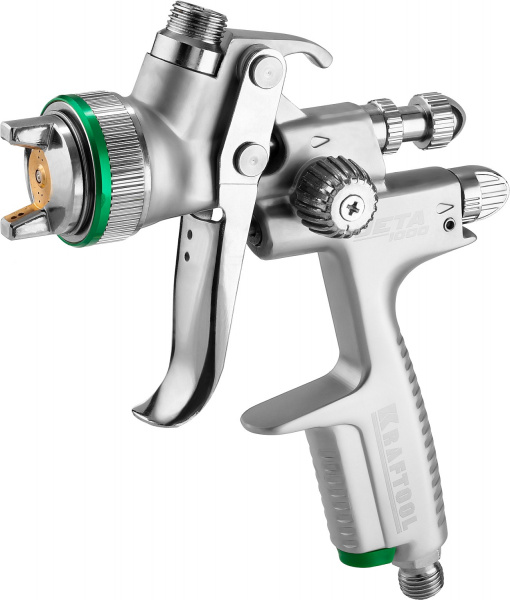 KRAFTOOL JETA 1000, HVLP, 1.3 мм, пневматический краскопульт с верхним бачком (06559-1.3)
