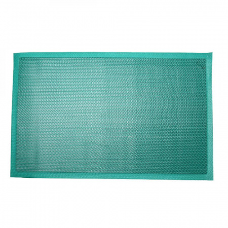 Коврик придверный BAIZHENG "Zig-Zag" 60*90 зеленый (Bay) (30)