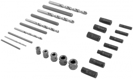 SES25 Набор экстракторов поврежденного крепежа, 25 предметов