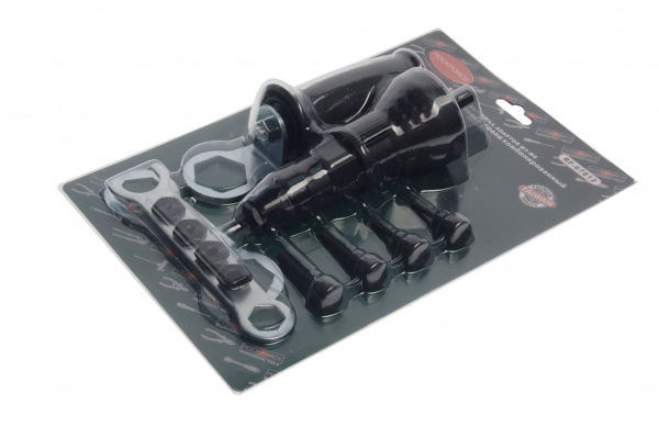 Адаптер-заклепочник резьбовой для дрели (М3, М4, М5, М6, М8; min 15Nm, max 1000 об/мин), в блистере ROCKFORCE /1