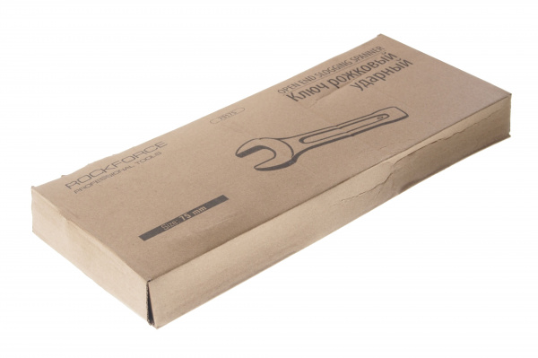 Ключ рожковый RF-79175 ударный односторонний 75мм (L-365мм) ROCKFORCE /1