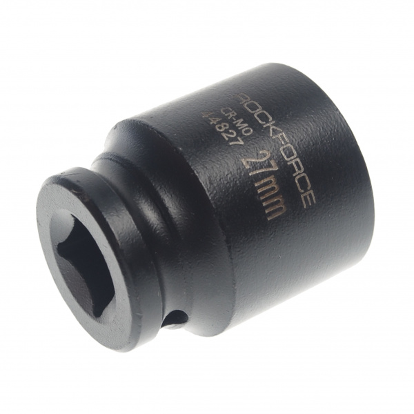 Головка торцевая 27мм 1/2" 12-гранная ударная L=50мм ROCKFORCE  RF-44827 /1/10 Головка торцевая 27мм 1/2" 12-гранная ударная L=50мм ROCKFORCE  RF-44827 /1/10