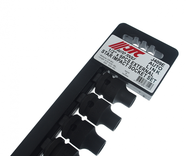 JTC Набор головок торцевых 1/2" TORX Е10-Е24 ударных 9 предметов JTC JTC Набор головок торцевых 1/2" TORX Е10-Е24 ударных 9 предметов JTC