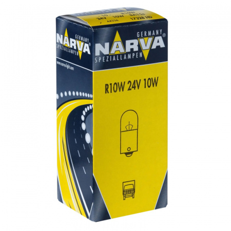Автолампа R10W (BA15s) HEAVY DUTY 24V NARVA /10/200