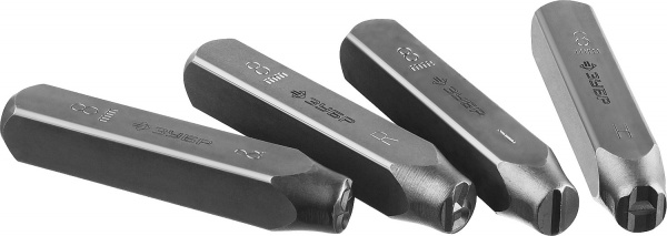 ЗУБР 8 мм, латиница, штамповочные буквенные клейма, Профессионал (21505-08)